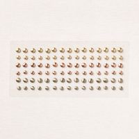 Brushed Metallic Adhesive Backed Dots