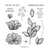 Translucent Florals Cling Stamp Set (English) Translucent Florals Cling Stamp Set (English)