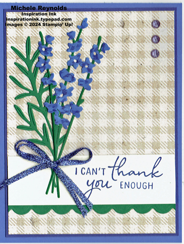 Perennial postage lavender bouquet thanks watermark