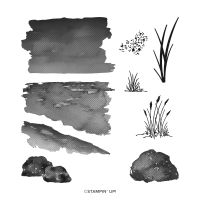 Oceanfront Photopolymer Stamp Set