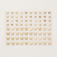 Brushed Brass Butterflies