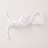 Silver & White 1/2" (1.3 Cm) Sheer Ribbon Silver & White 1/2" (1.3 Cm) Sheer Ribbon