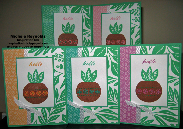 Planted paradise in color potted plant