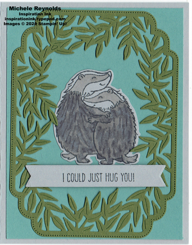 Hearts & hugs badger bower hugs watermark