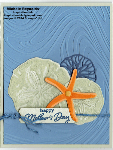 Seaside wishes mother's day shell collection watermark