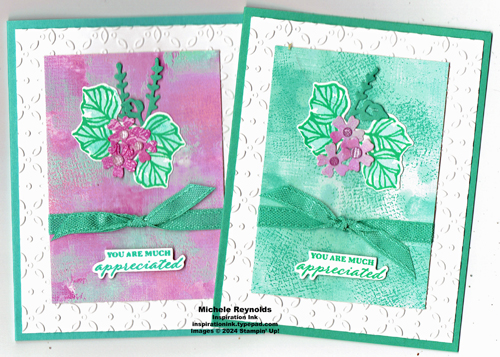 Flowers of beauty framed leaves appreciation watermark