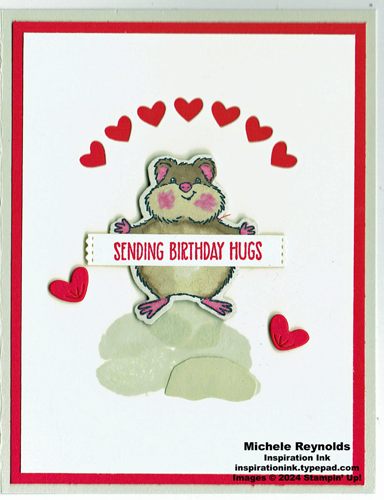 Hearts & hugs rock hamster birthday watermark