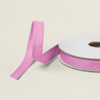 Petunia Pop 3/8" (1 Cm) Bordered Ribbon