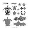 Sea Turtle Photopolymer Stamp Set Sea Turtle Photopolymer Stamp Set