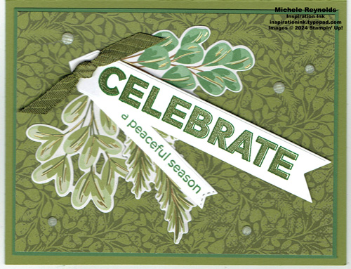 Happy little things celebrate greenery watermark