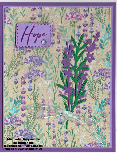 Unbounded love lavender hope watermark