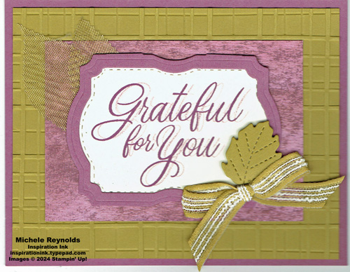 Autumn expressions grateful plaid watermark