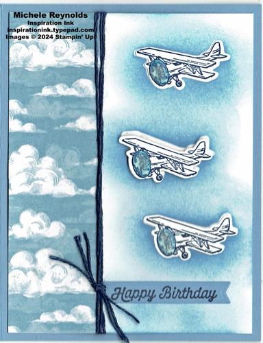 Adventurous sky birthday plane trio watermark