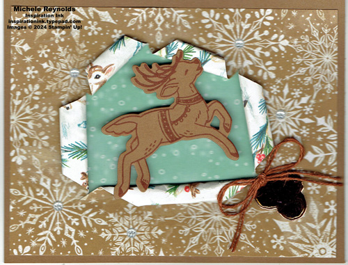 Reindeer fun burst canvas watermark