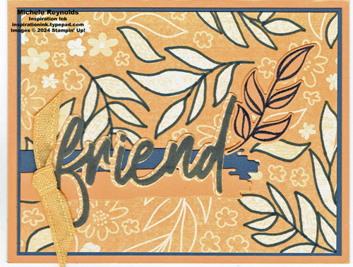 Friends for life peach botanicals watermark