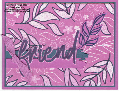 Friends for life petunia botanicals watermark