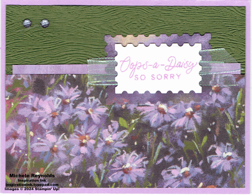 Cheerful daisies purple daisy oops watermark