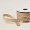 Natural 3/8" (1 Cm) Polka Dot Trim