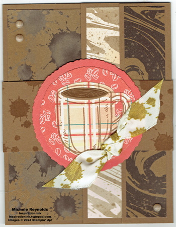 Latte love coffee cup fun fold 350