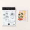 Simply Zinnia Cling Stamp Set (English)
