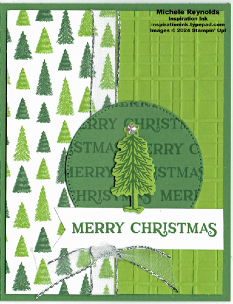 Reindeer fun christmas tree watermark