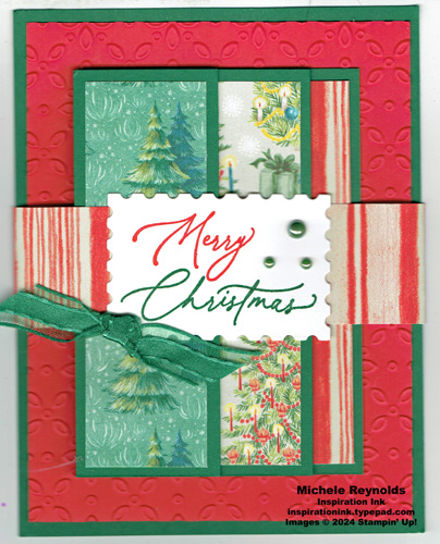Greetings of the season accordion fun fold closed watermark
