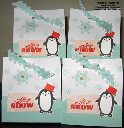 Snowy wonder penguin gift bags watermark