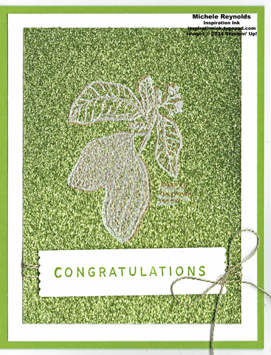 Lovely & sweet glittery cocoa congrats watermark