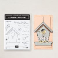 Country Birdhouse Photopolymer Stamp Set (English)