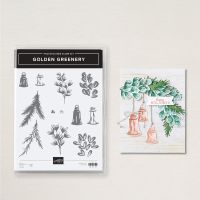 Golden Greenery Photopolymer Stamp Set