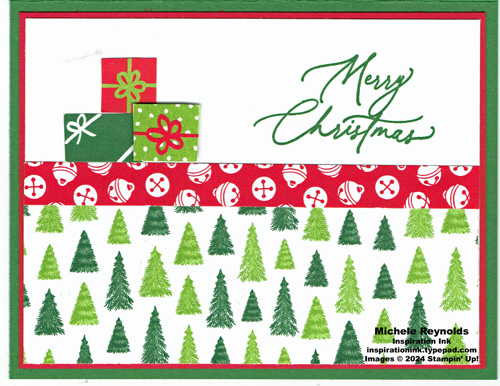 Greetings of the season christmas presents watermark