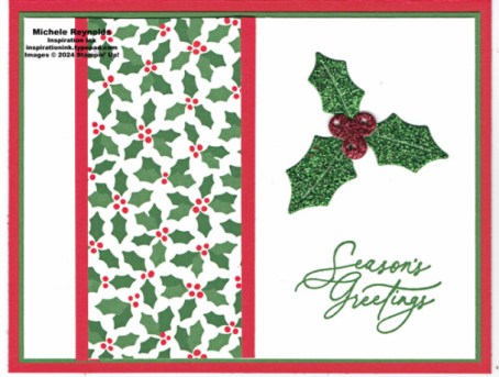 Greetings of the season big holly greetings watermark