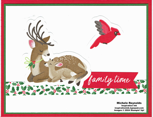 Reindeer days sticker sheet deer family watermark