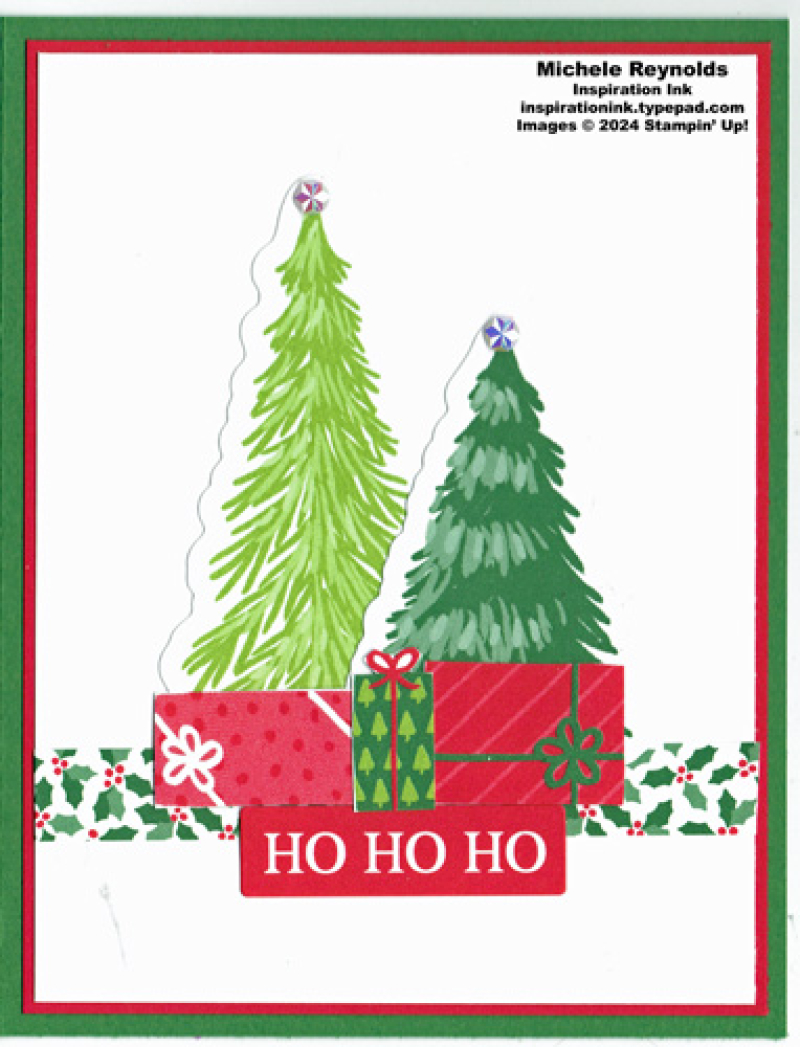 Reindeer days sticker sheet ho ho ho trees watermark