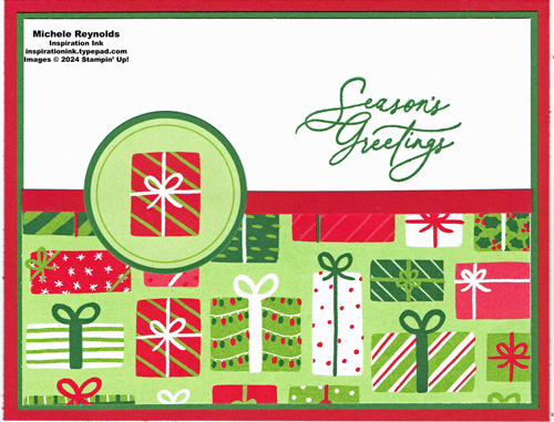 Greetings of the season presents greetings watermark