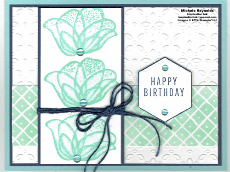 Translucent florals birthday flower trio watermark