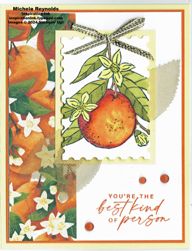 Citrus blooms orange postage watermark