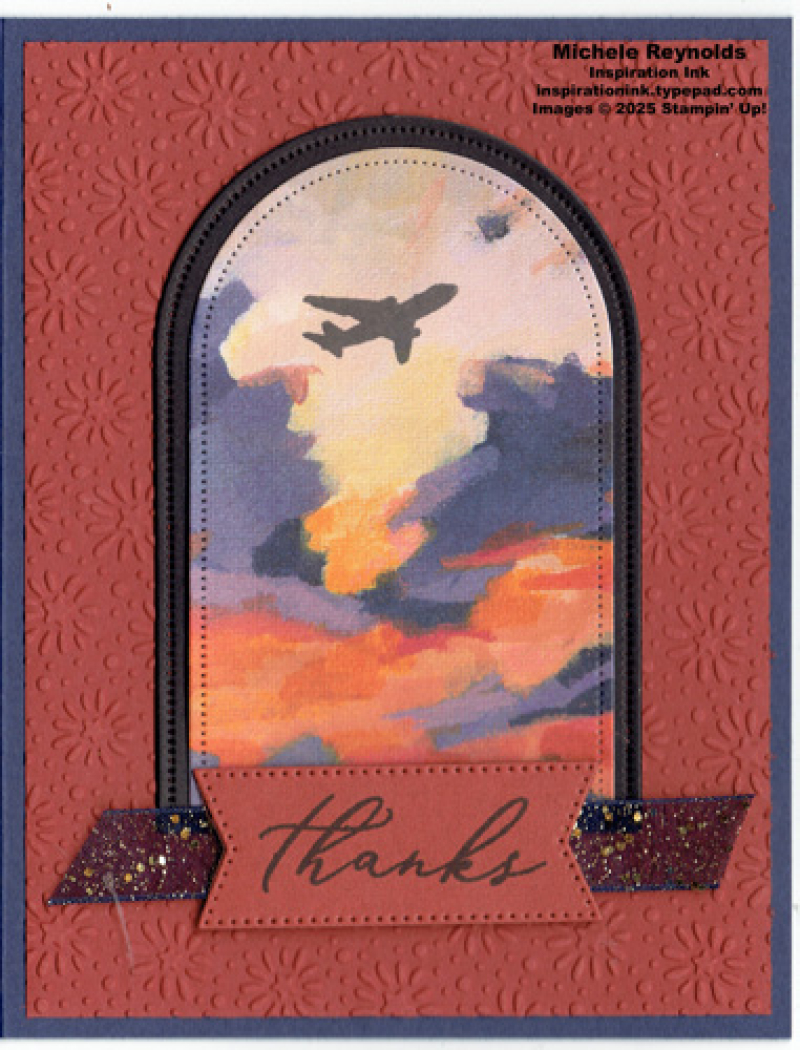 Everyday arches sunset flight watermark