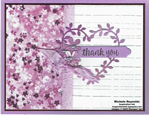 Heart shaped purple flower heart watermark Heart shaped purple flower heart watermark