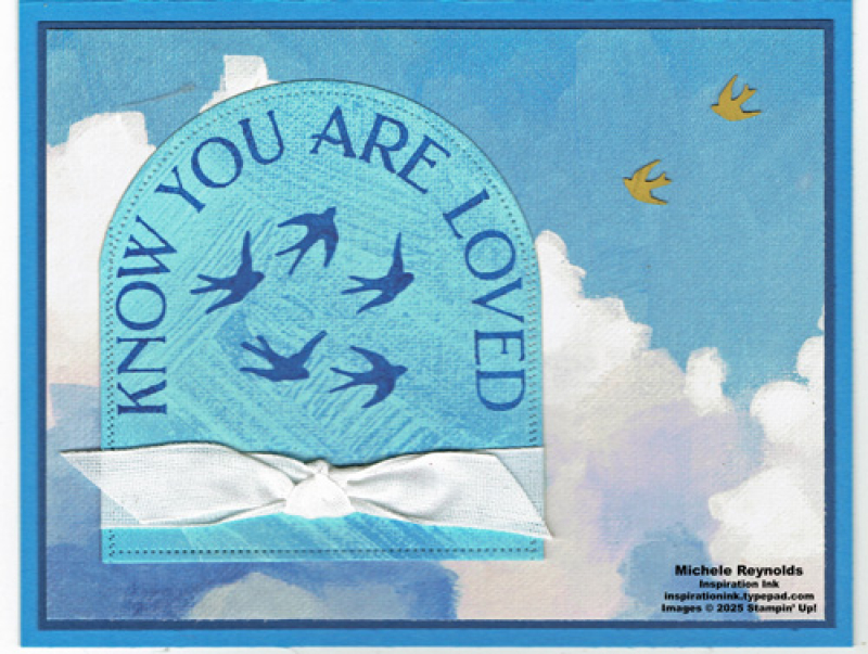 Everyday arches sky birds love watermark