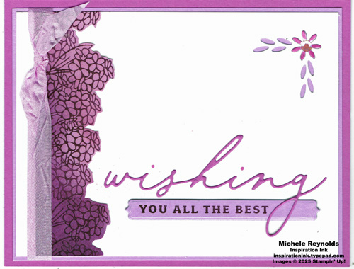 Corner in bloom purple wishes watermark