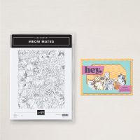 Meow Mates Cling Stamp Set