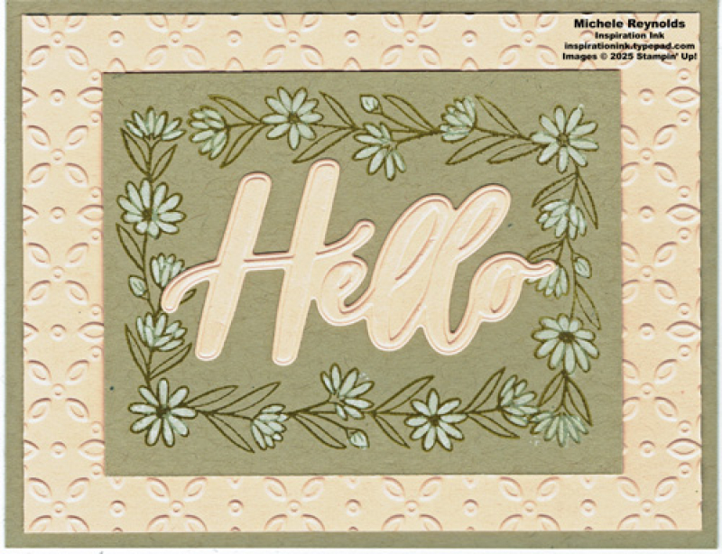 Corner in bloom white daisies hello watermark