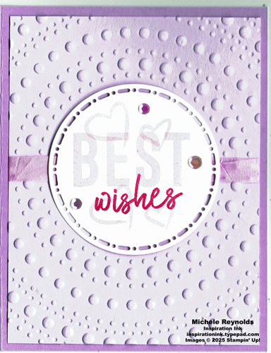 Friends for life best wishes bubbles watermark