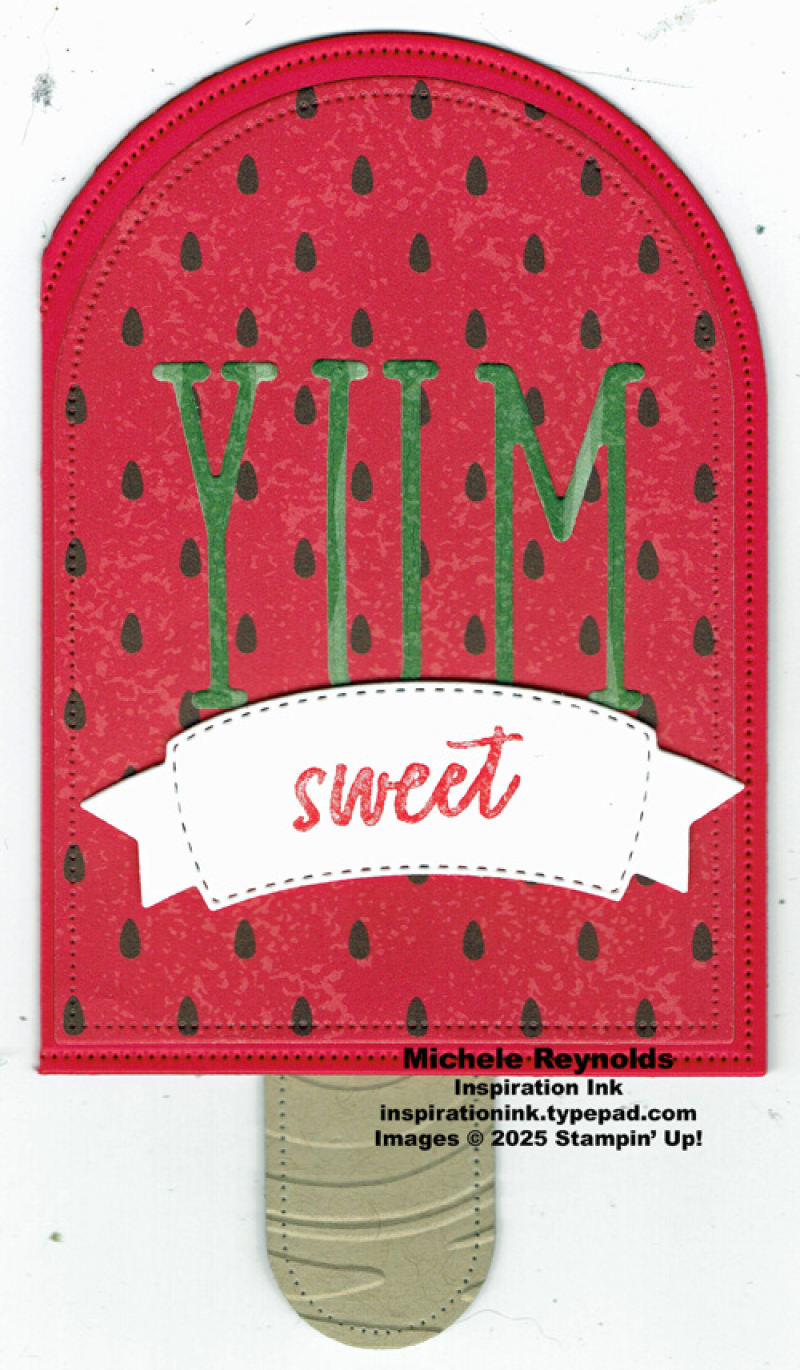 Ice cream swirl watermelon popsicle watermark