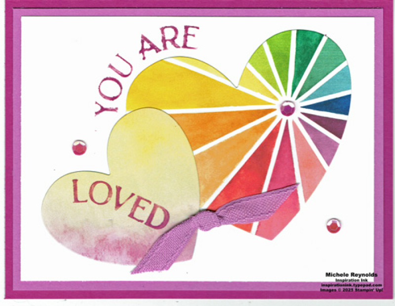 Everyday arches rainbow hearts love watermark