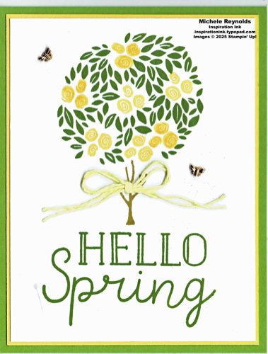 Pick a season spring rosebush watermark