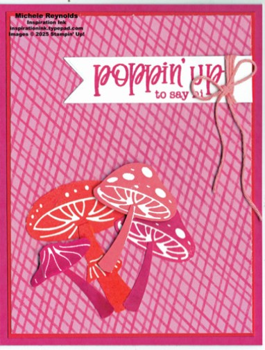 Terrific toadstools bright mushrooms watermark