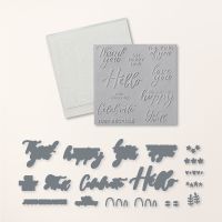 Thoughtful Moments Hybrid Embossing Folder (English)