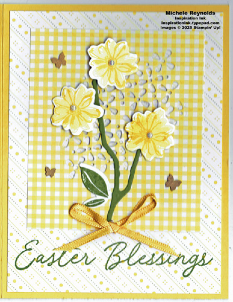 Delightful wishes easter forsythia watermark